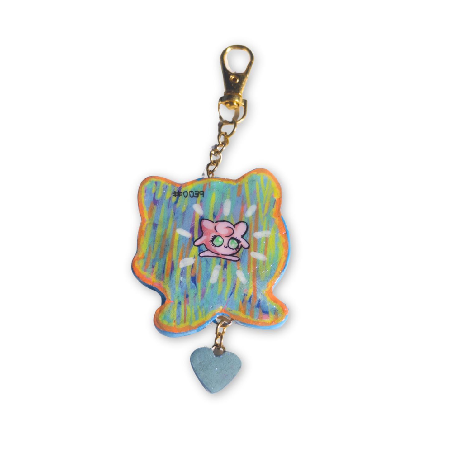 Shiny Jigglypuff Keychain Charm