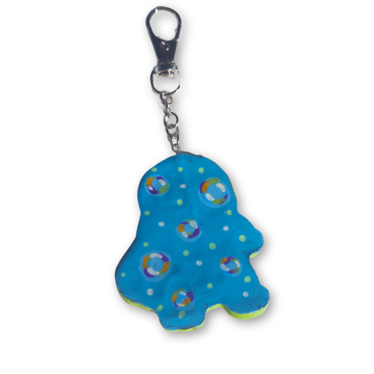 Green Squirtle Keychain Charm