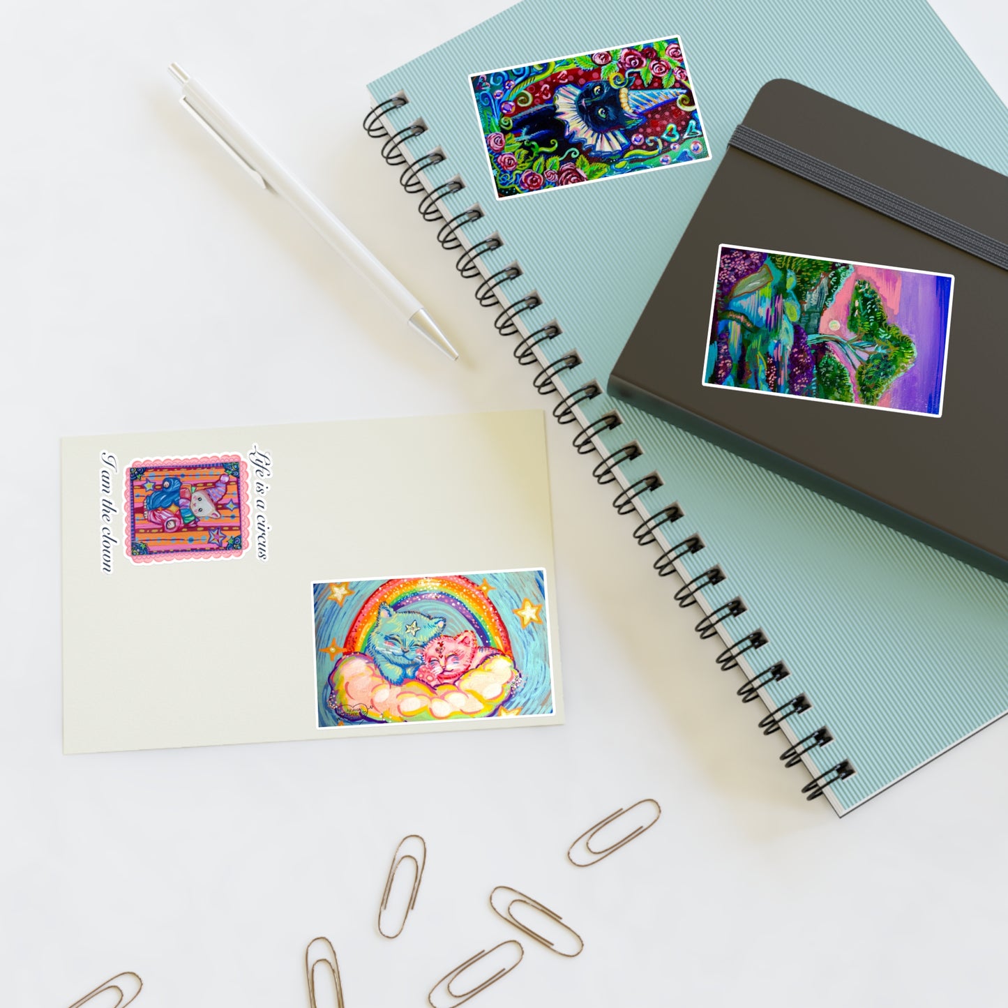 Whimsical Sticker Sheets by Ariana Isabel