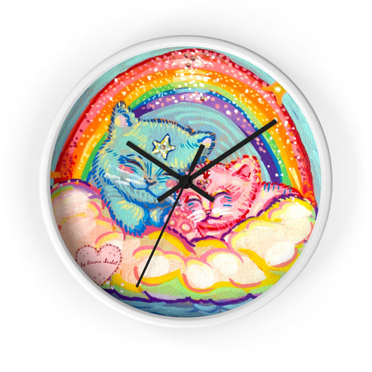 "Sleeping on a Cloud" Wall Clock