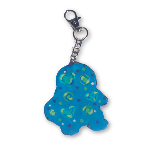 Purple Squirtle Keychain Charm