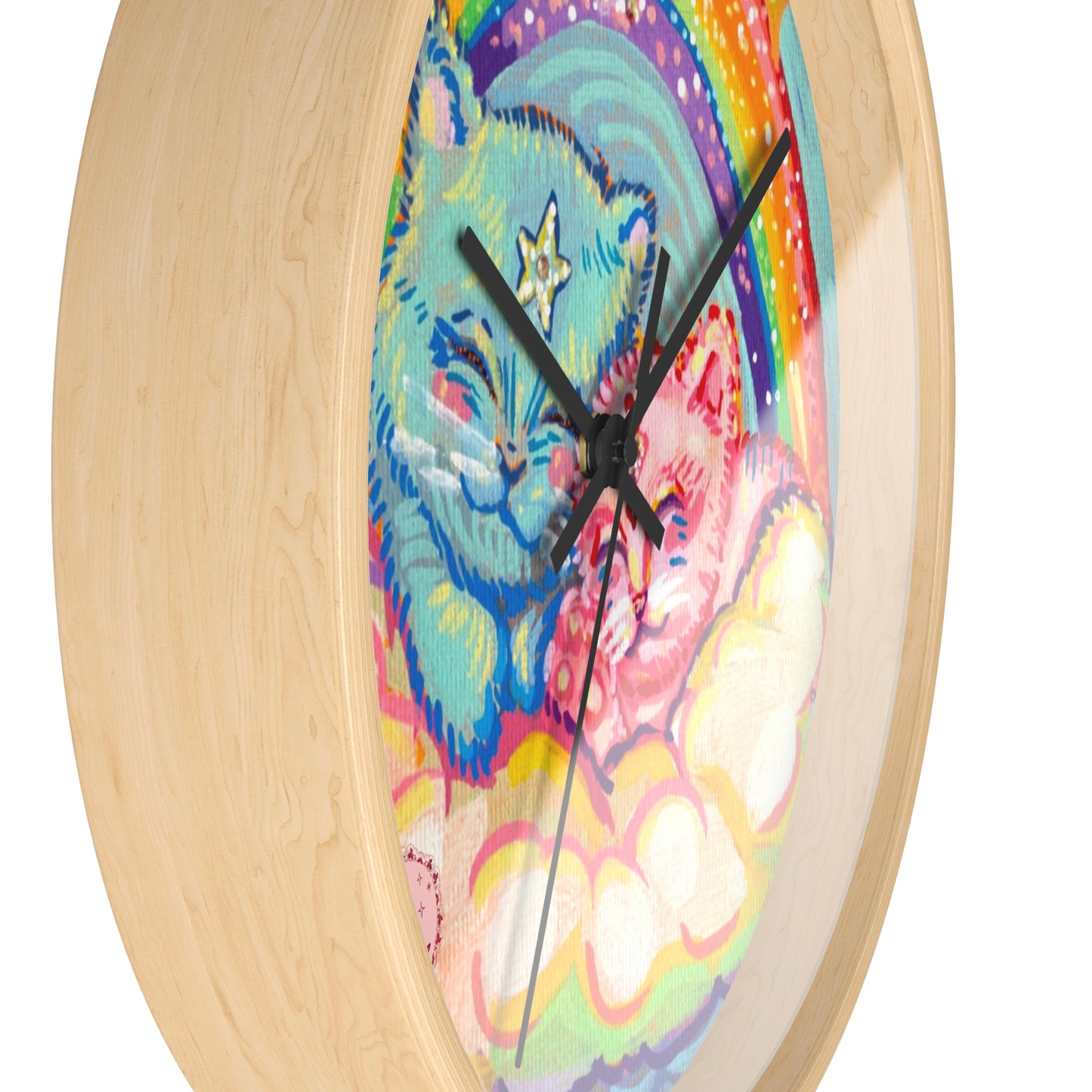 Reloj de pared "Durmiendo en una nube"
