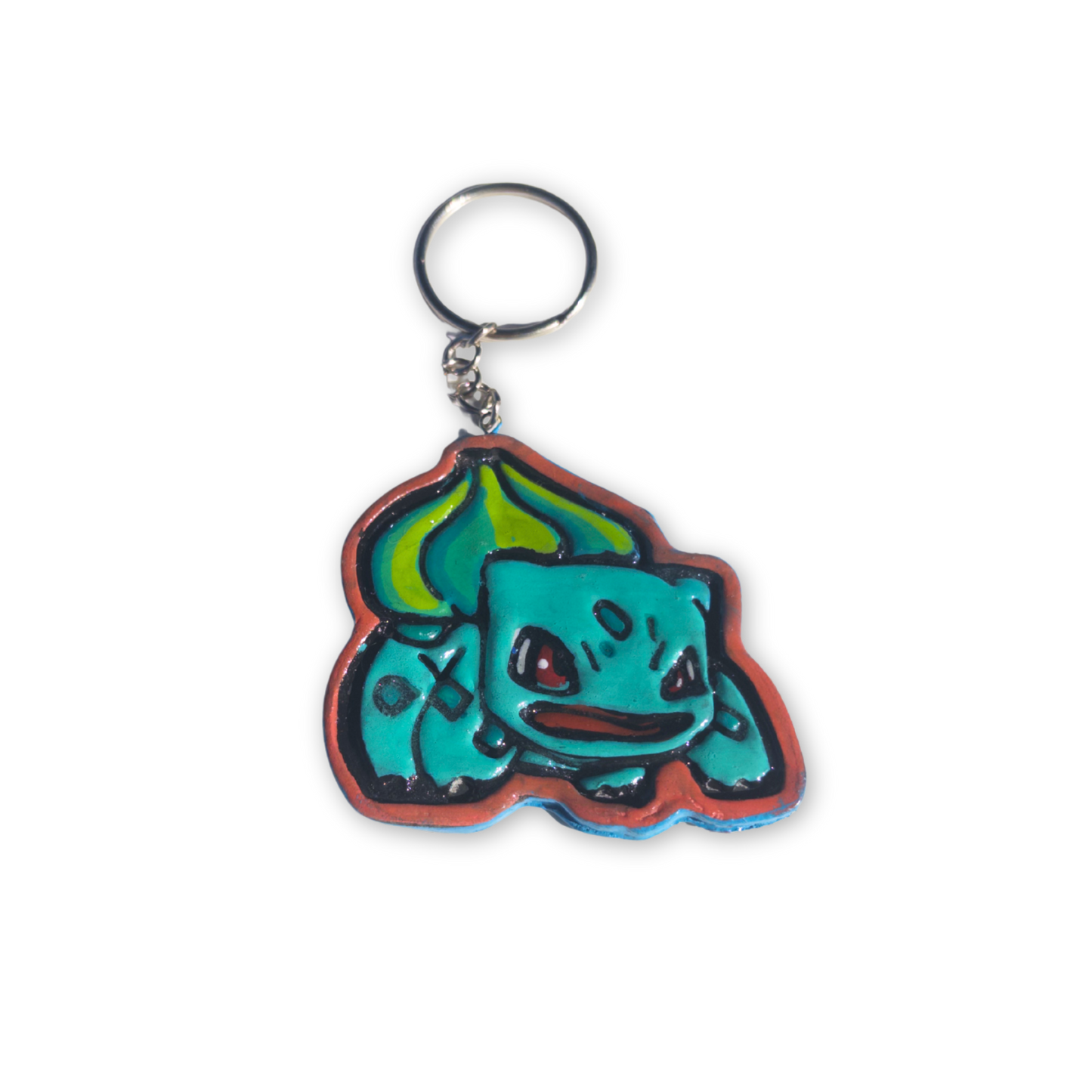 Red Bulbasaur Keychain