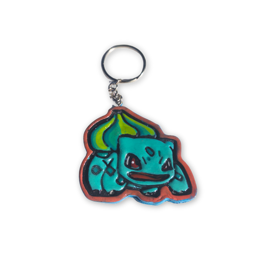 Red Bulbasaur Keychain