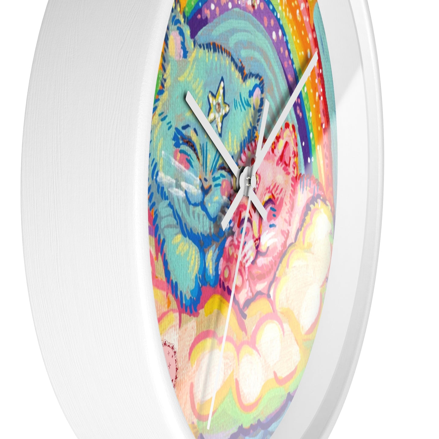 Reloj de pared "Durmiendo en una nube"