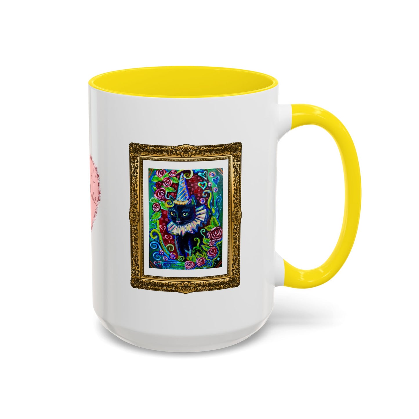 Cat with a Hat Red Accent Mug