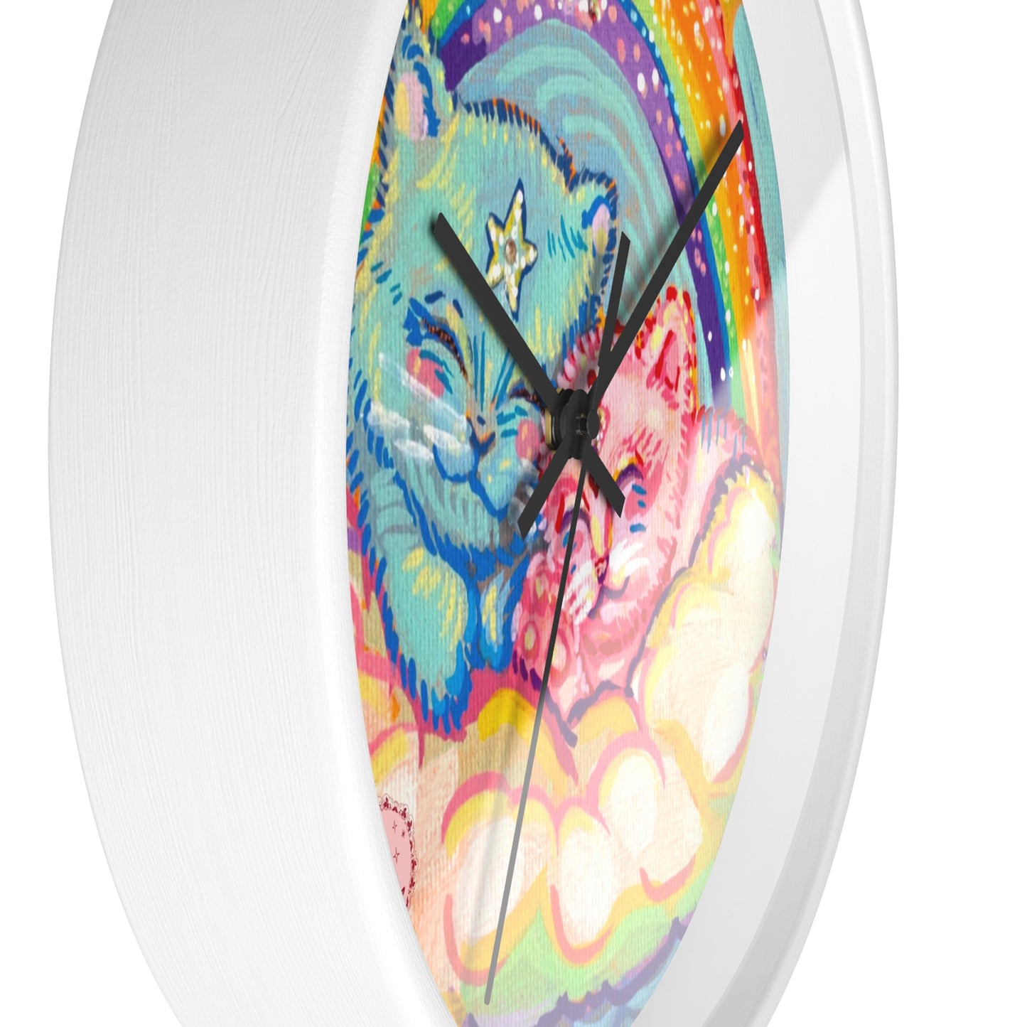 Reloj de pared "Durmiendo en una nube"