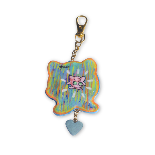 Shiny Jigglypuff Keychain Charm