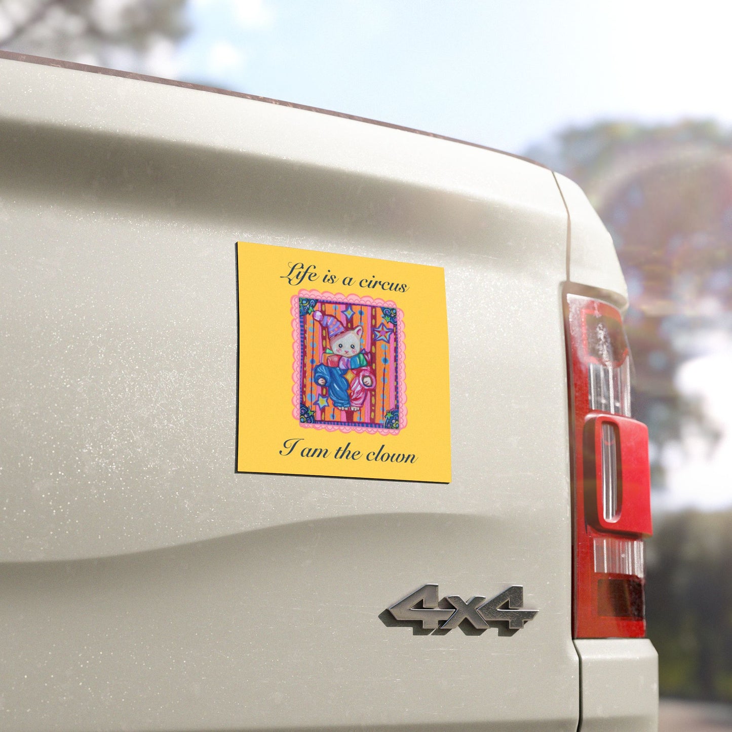 "Life is a Circus" Car Magnet
