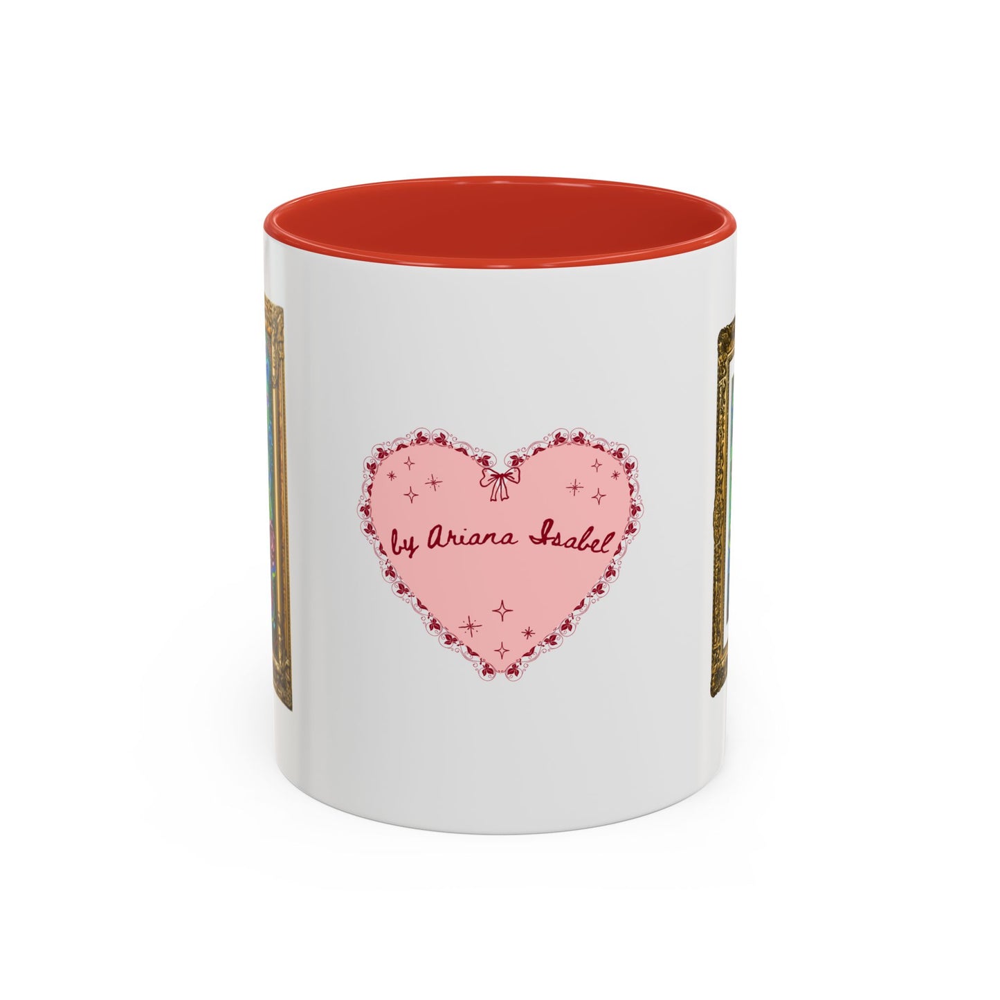 Cat with a Hat Red Accent Mug