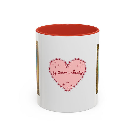 Cat with a Hat Red Accent Mug