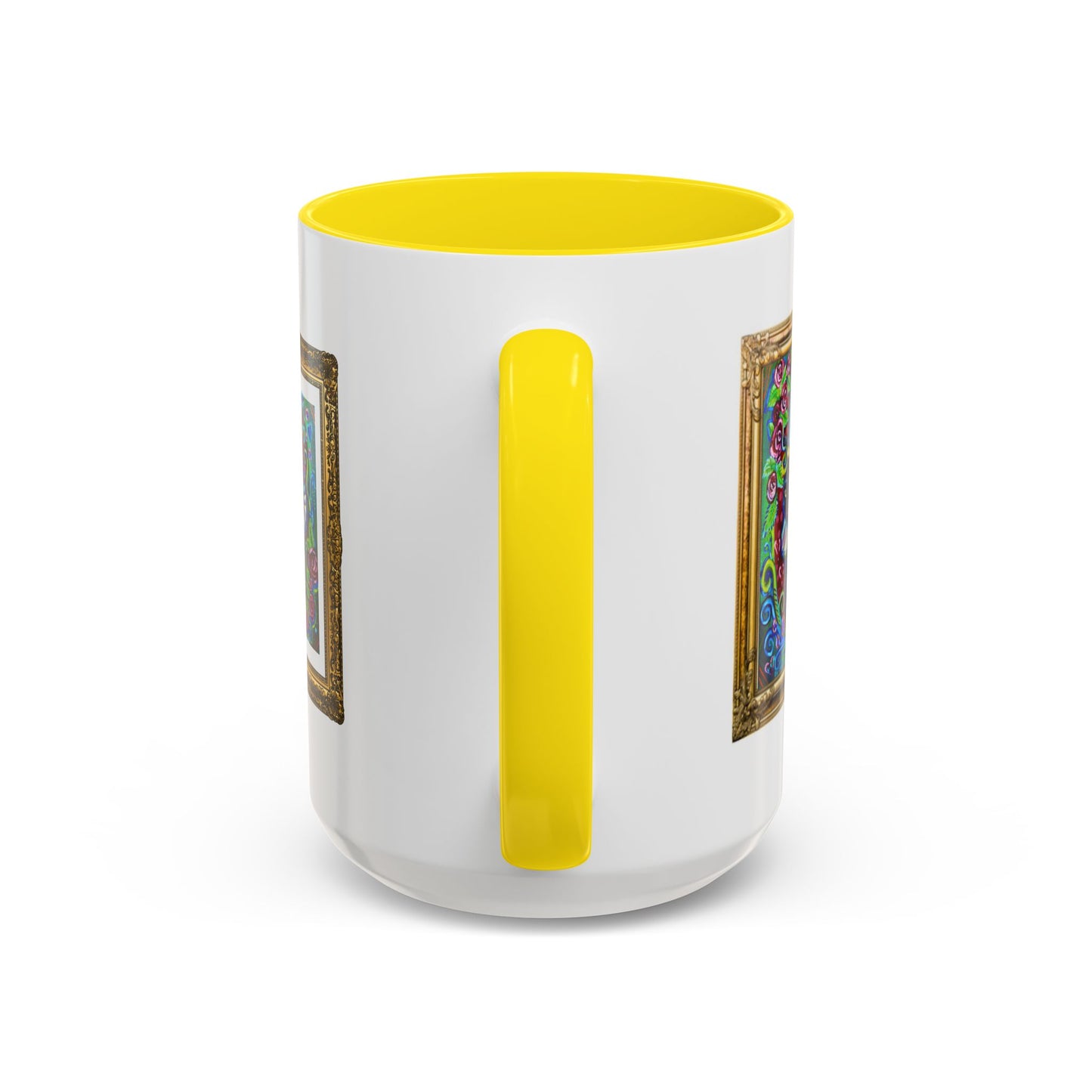 Cat with a Hat Red Accent Mug