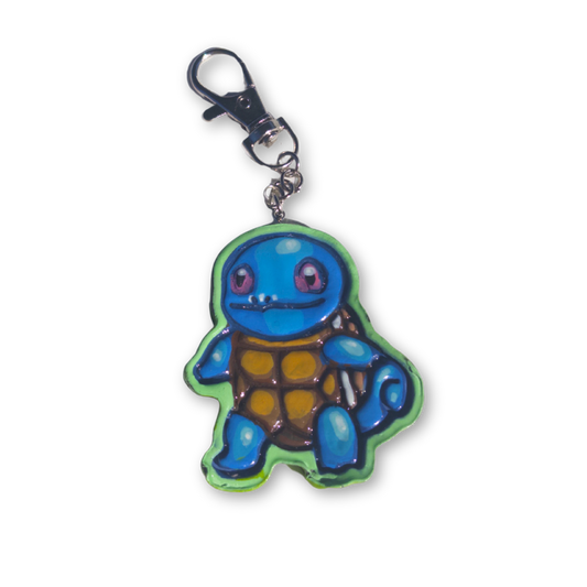 Green Squirtle Keychain Charm