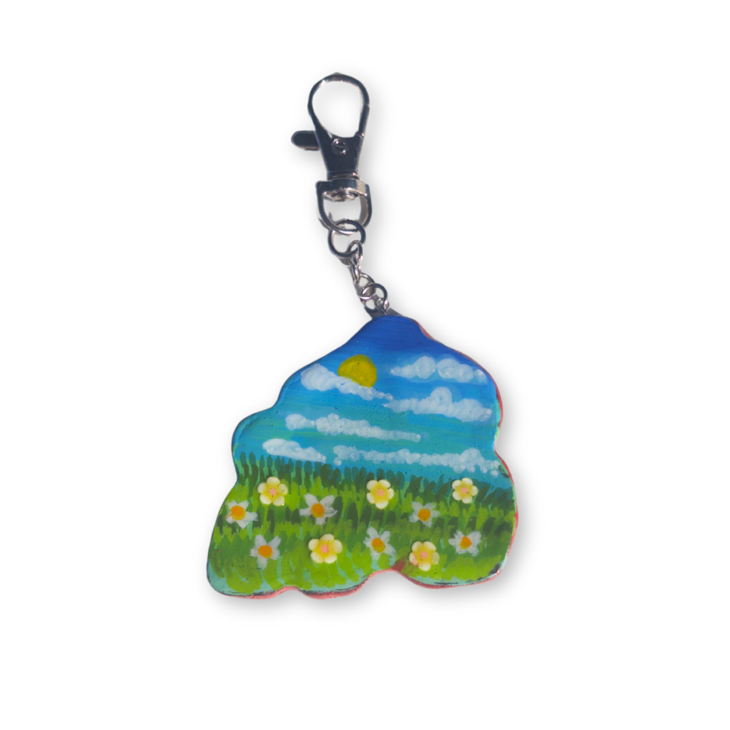 Red Bulbasaur Keychain Charm