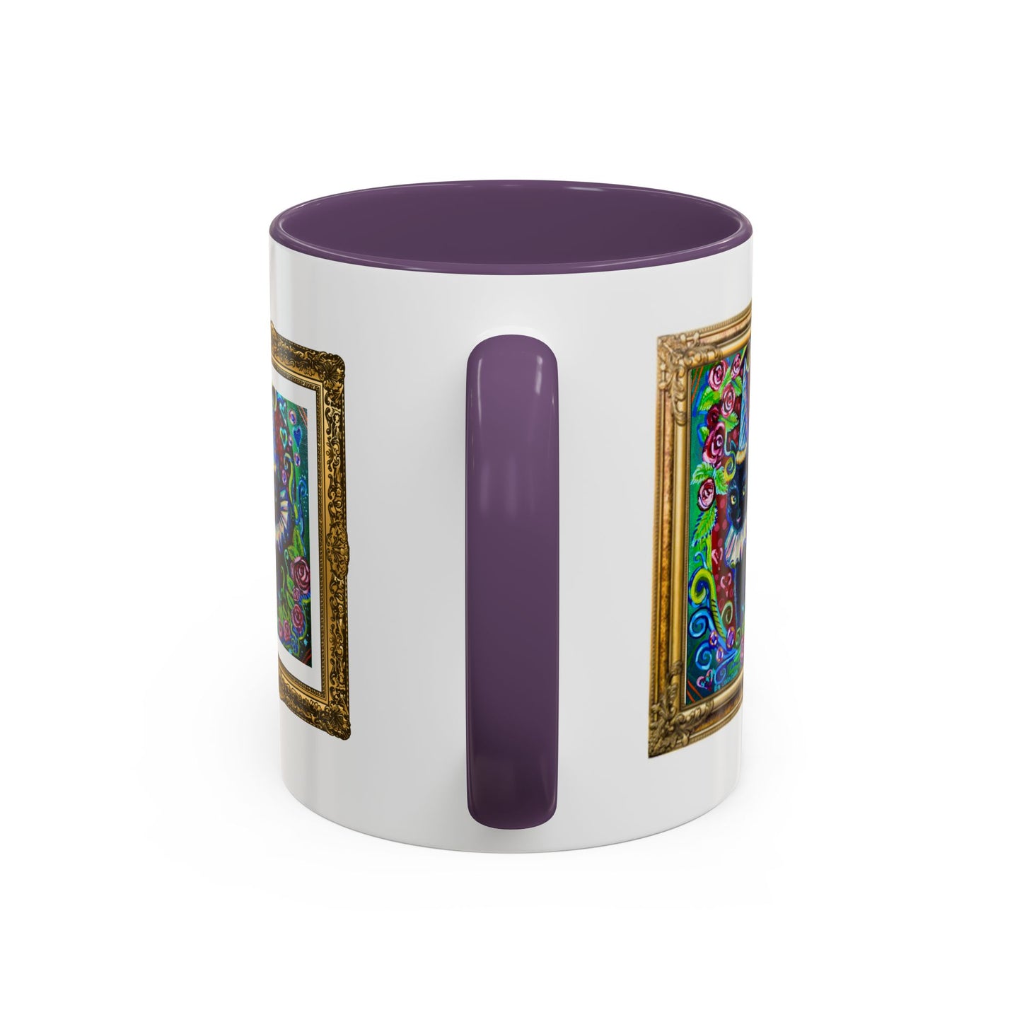Cat with a Hat Red Accent Mug