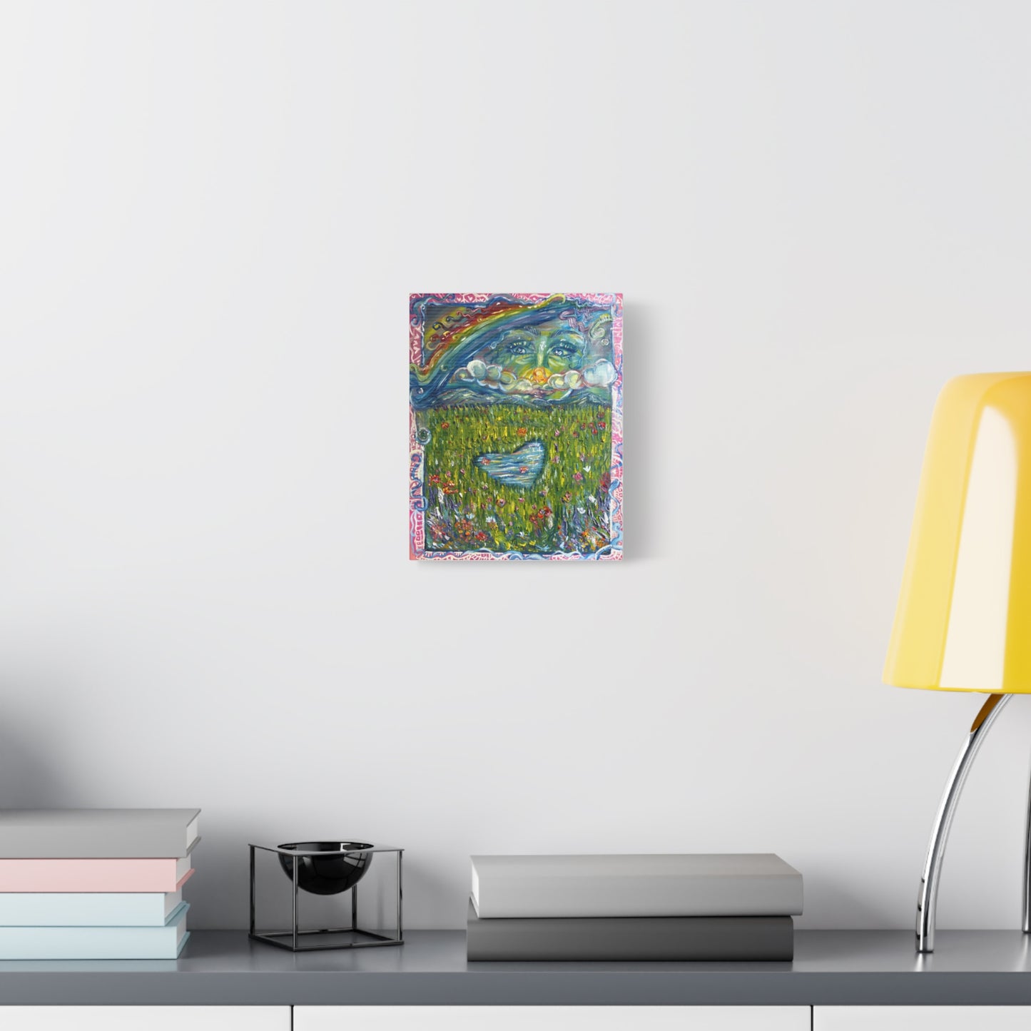 "admiring Her work" Matte Canvas, Stretched