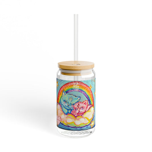 "Sleeping on a Cloud" Sipper Glass 16oz