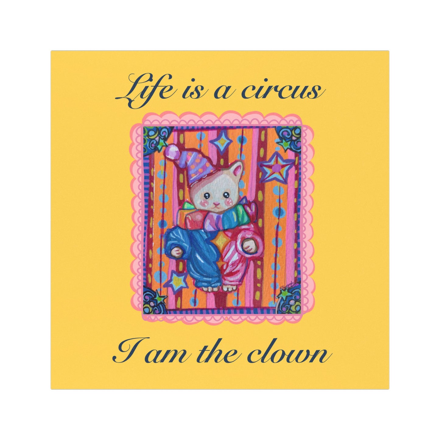 "Life is a Circus" Car Magnet