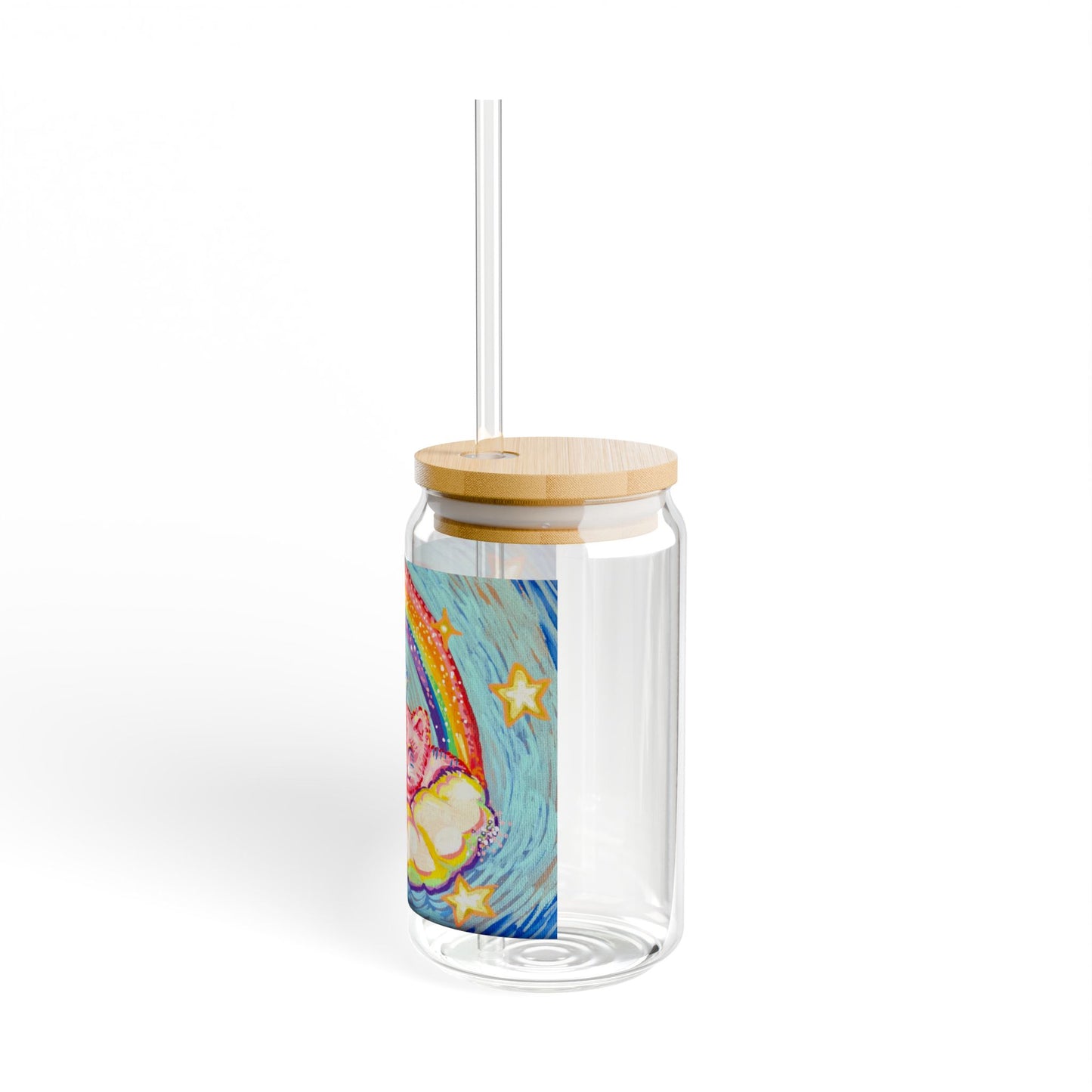 "Sleeping on a Cloud" Sipper Glass 16oz