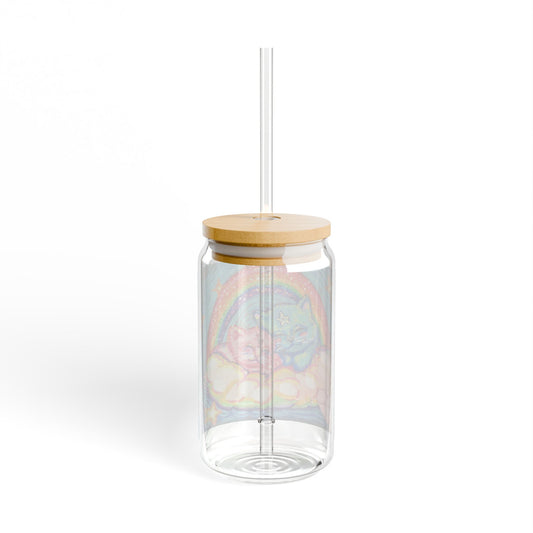 "Sleeping on a Cloud" Sipper Glass 16oz