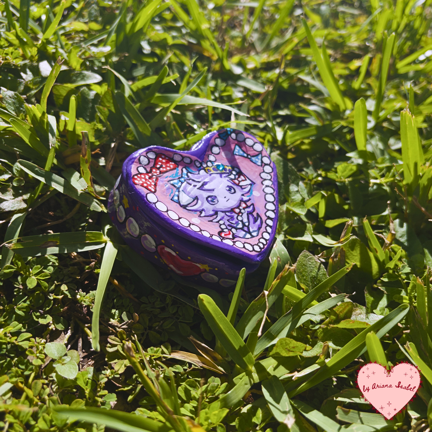 "Radiant Espurr" Heart Shaped Trinket Box