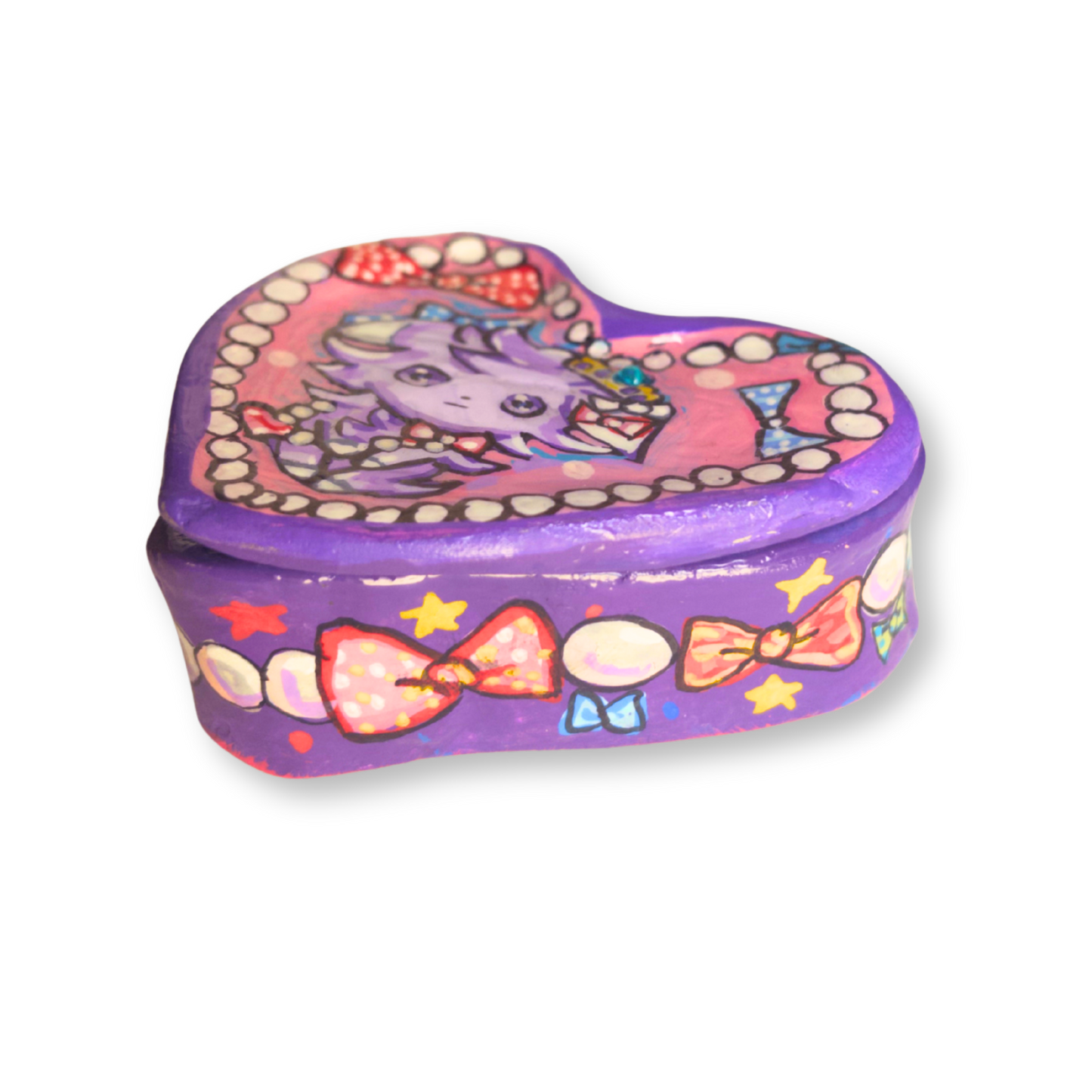 "Radiant Espurr" Heart Shaped Trinket Box