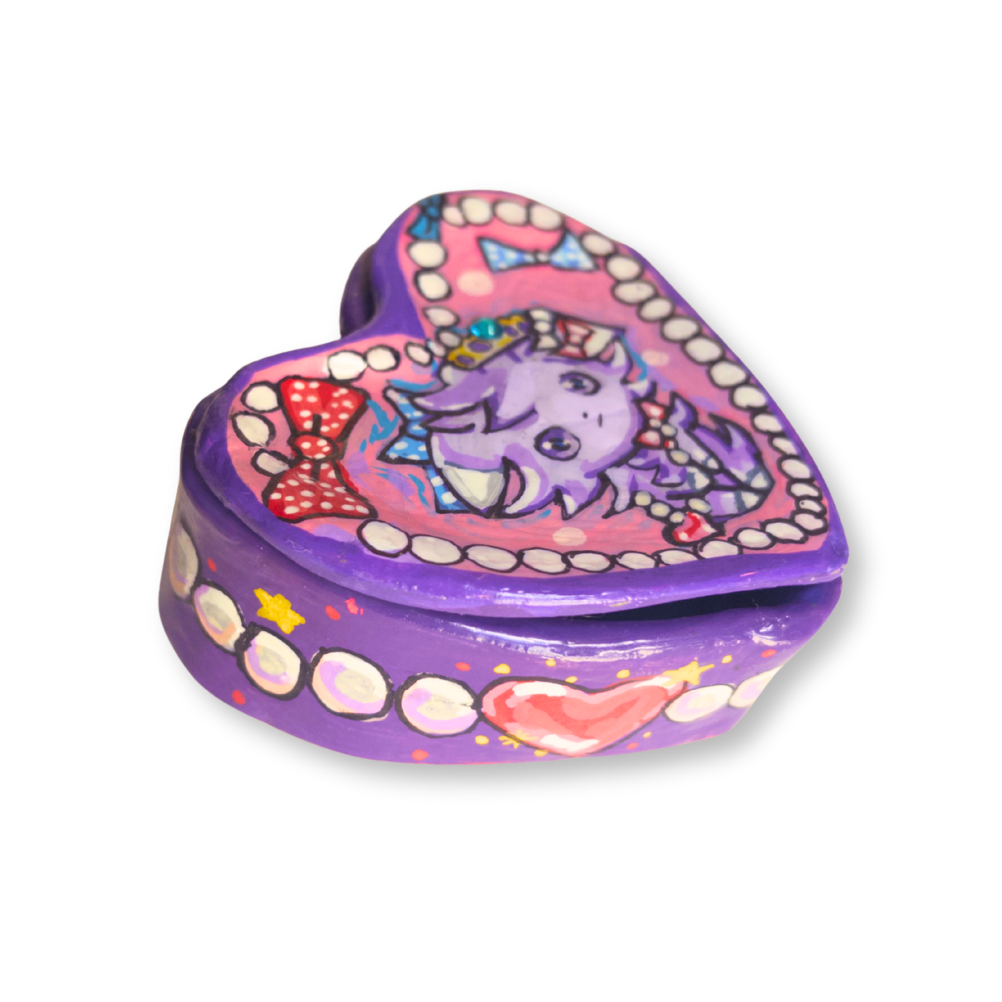 "Radiant Espurr" Heart Shaped Trinket Box