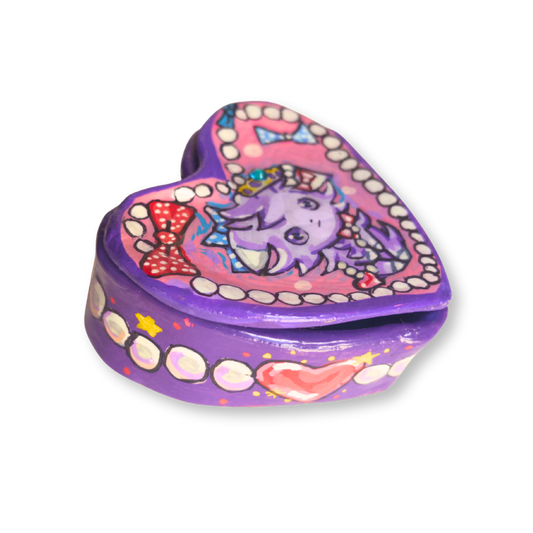 "Radiant Espurr" Heart Shaped Trinket Box